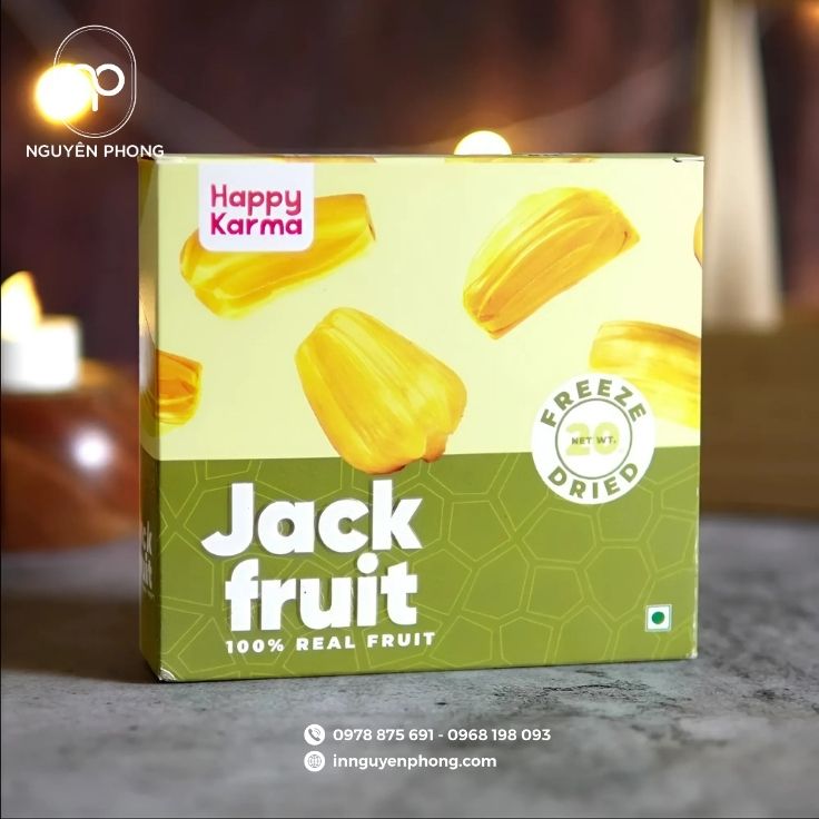 Mẫu hộp giấy đựng mít sấy đạt chuẩn